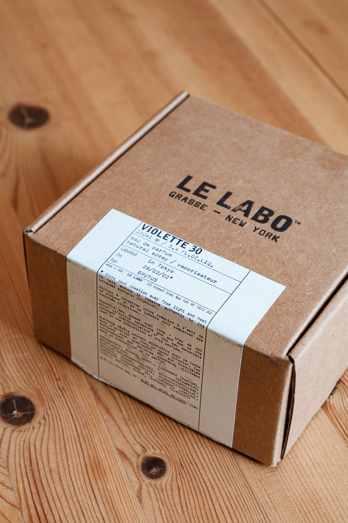 〈LE LABO〉の「VIOLETTE 30」