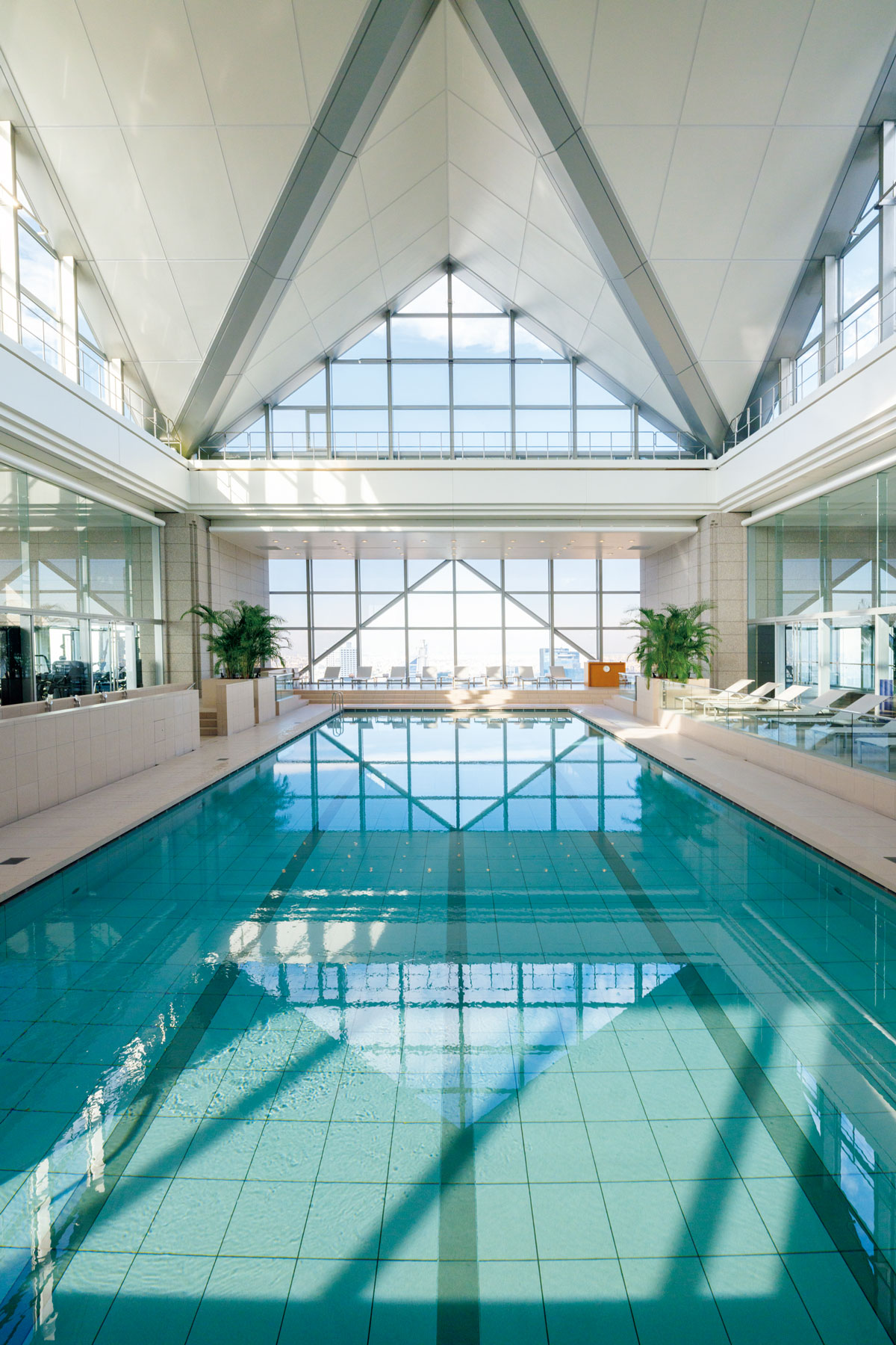 パーク ハイアット 東京〈クラブ オン ザ パーク〉の20mプール