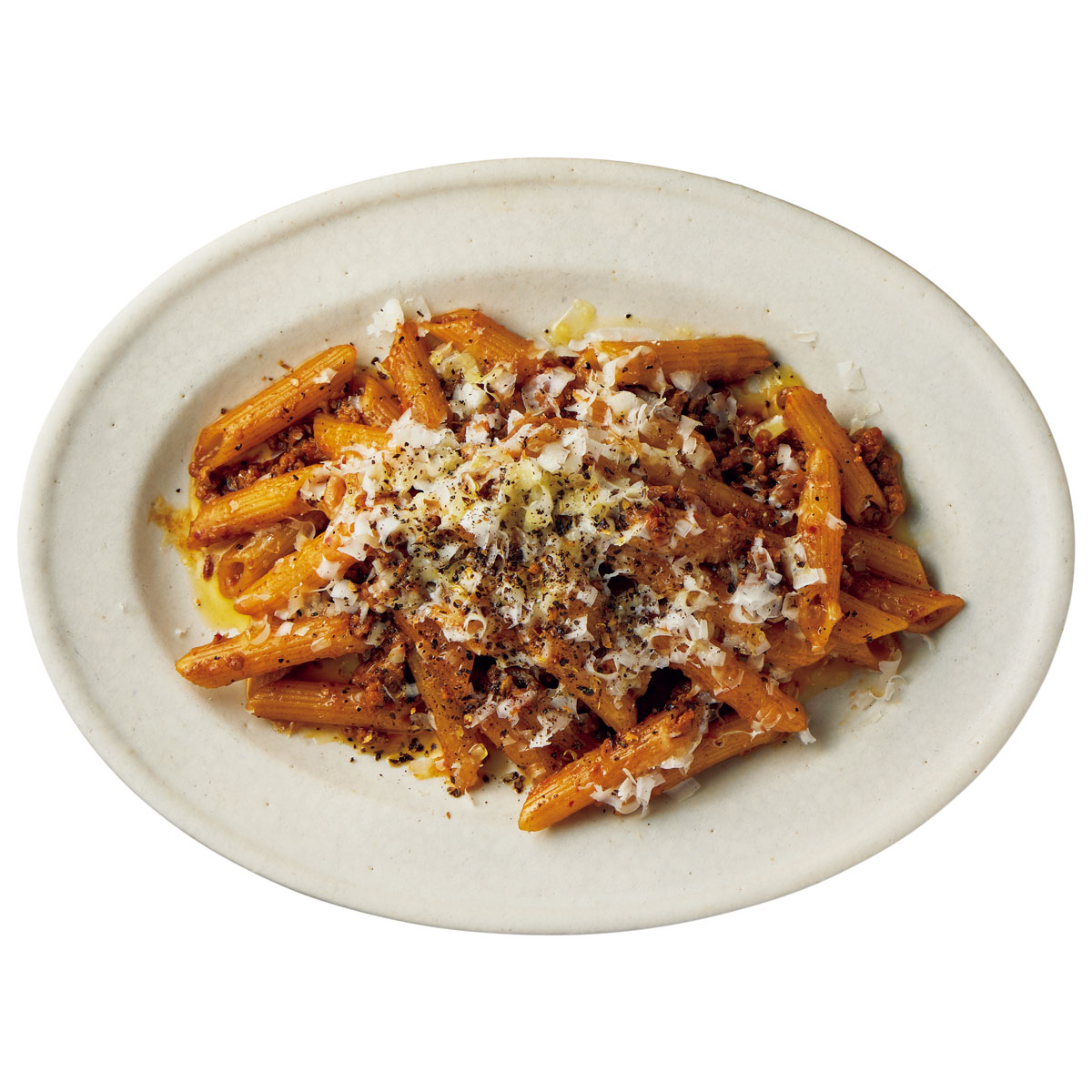 麻辣肉味噌のペンネ