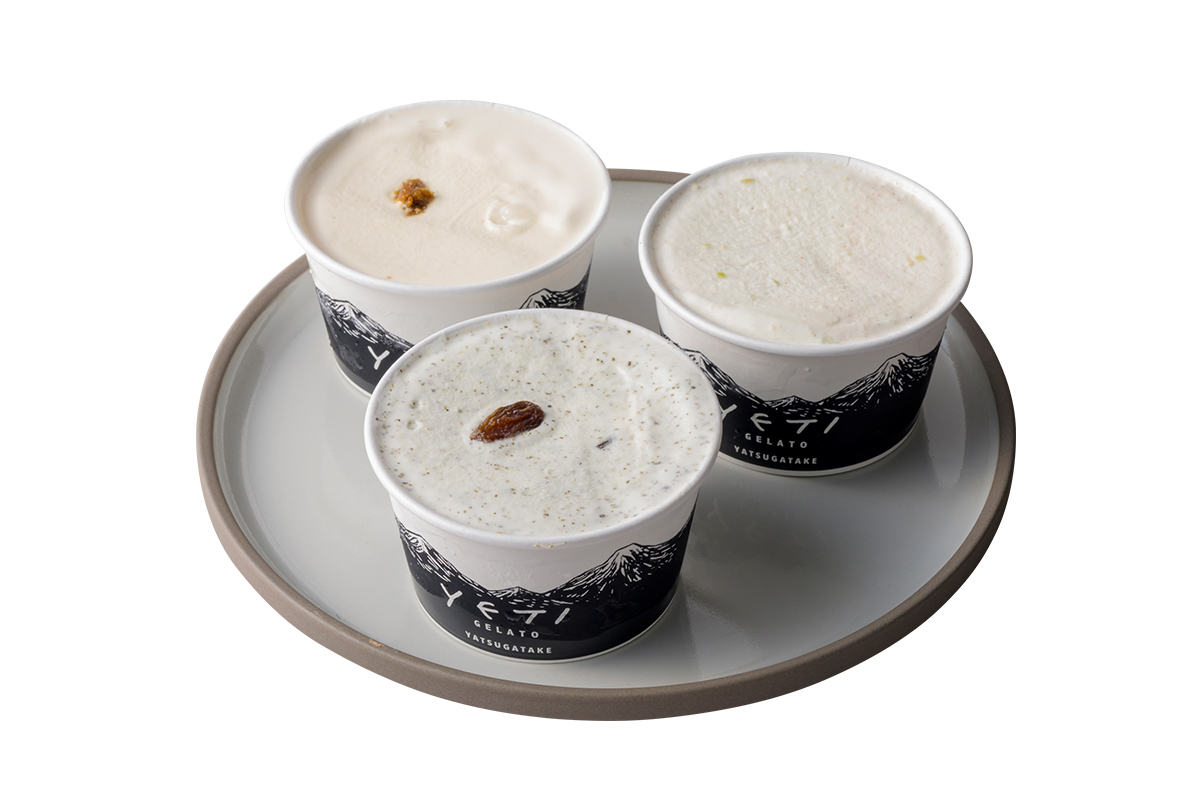 〈YETI GELATO〉のジェラート