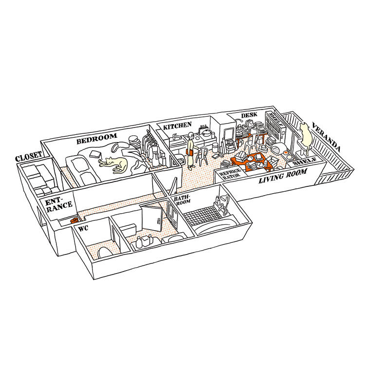 上坂さんが購入したマンションの一室のイメージ