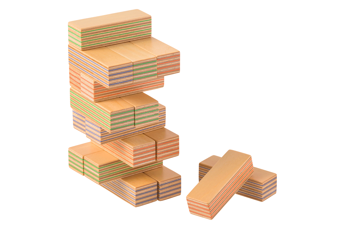 〈NEW EDITION FURNITURE × HIGHTIDE〉のブロックタワー