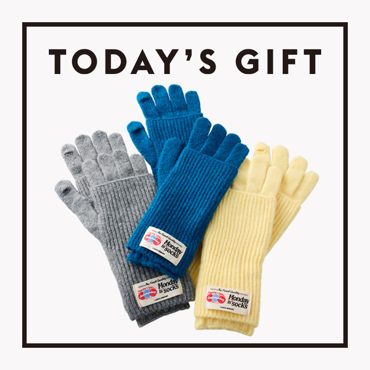 〈I Hate Monday〉の手袋