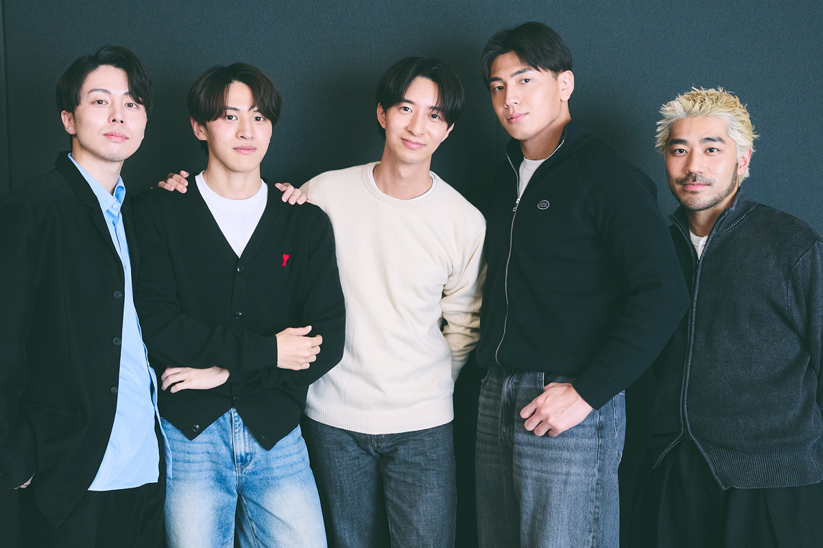 左から、ヒロヤさん、リュウキさん、ボミさん、フーウェイさん、ジョウブさん