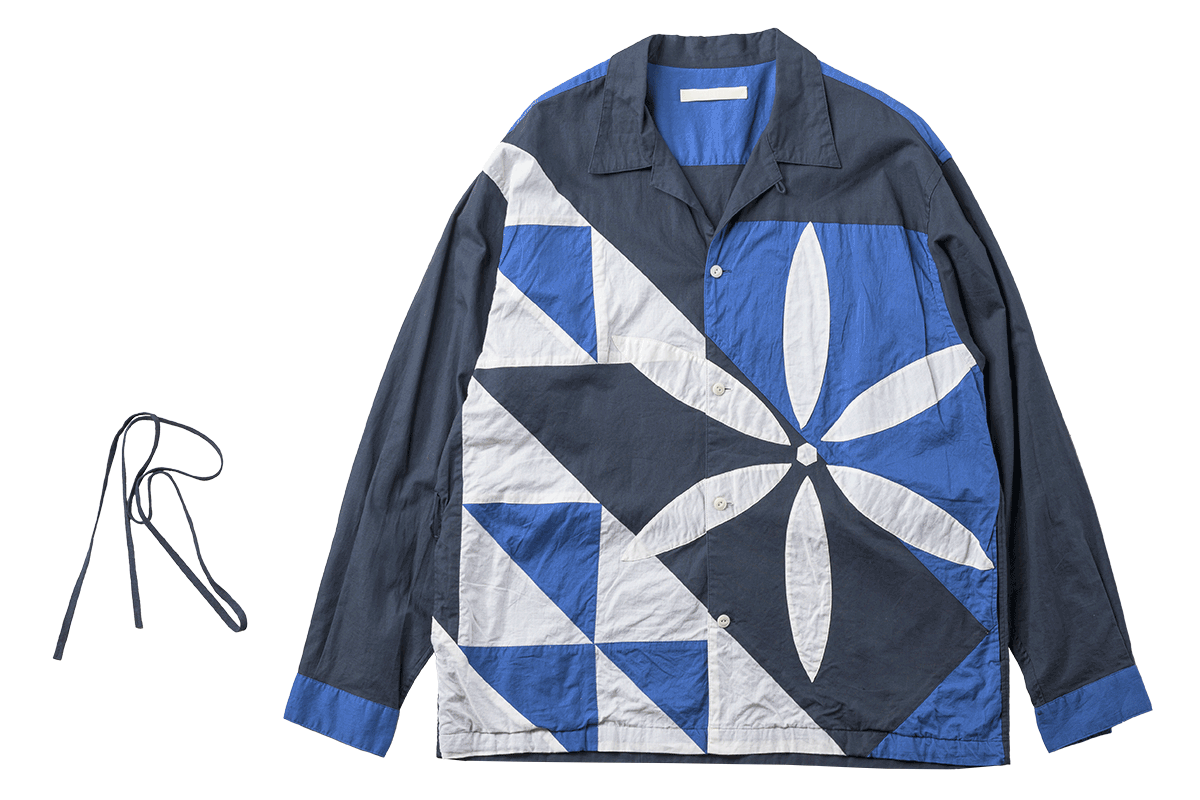 〈アーネイ〉のシャツジャケット