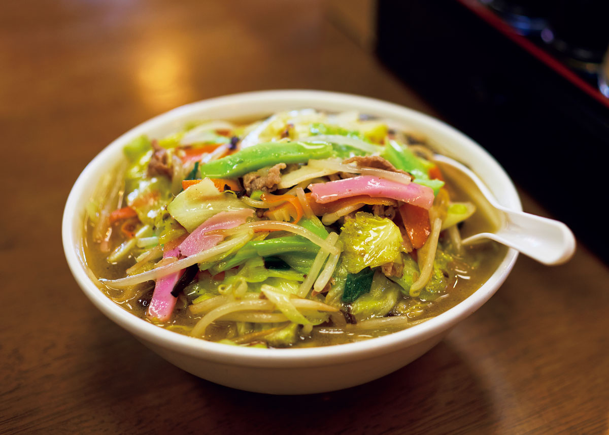 めしどころ一楽の「平戸ちゃんぽん」