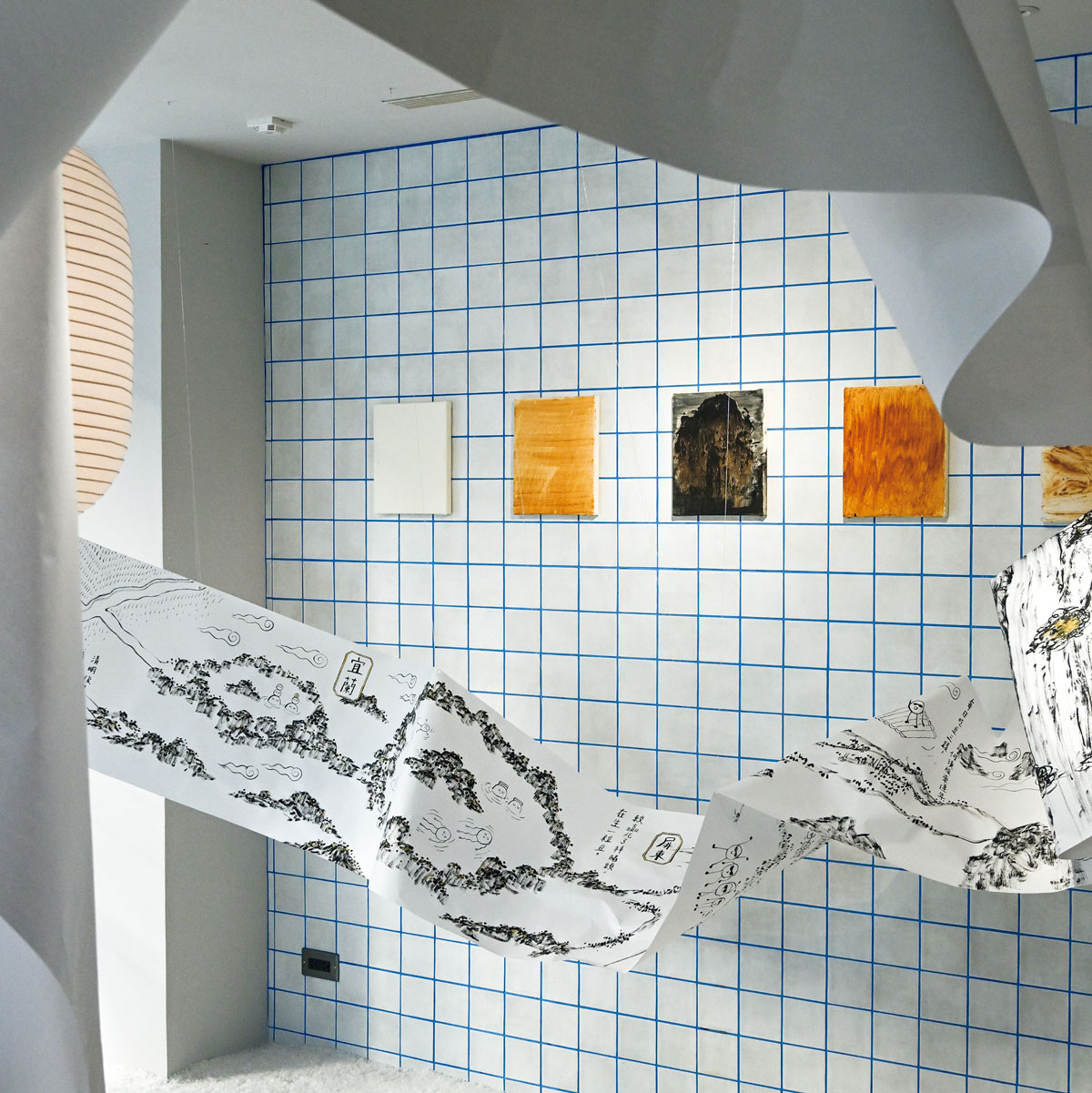 豆乳や湯葉の色合いを可視化したペイント