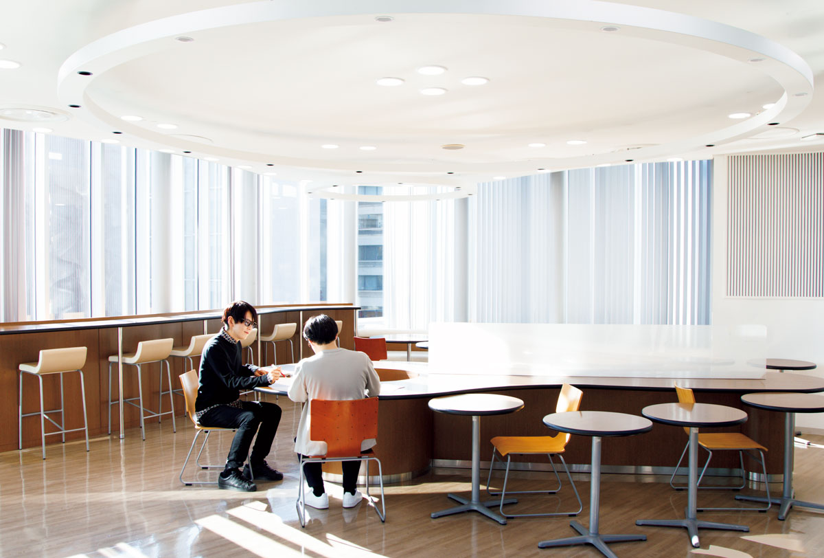 河合塾本郷校6階のフェロー室