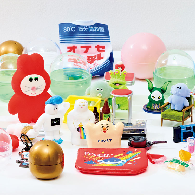 3人の作り手が持ち寄ったカプセルトイ