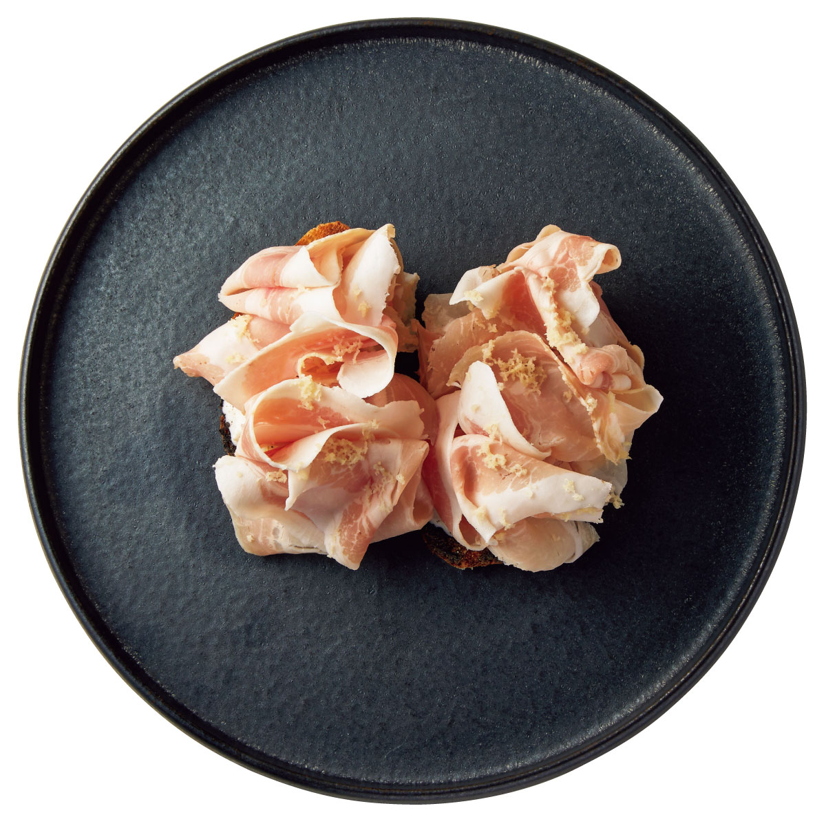 自家製プロシュートコットのクロスティーニ