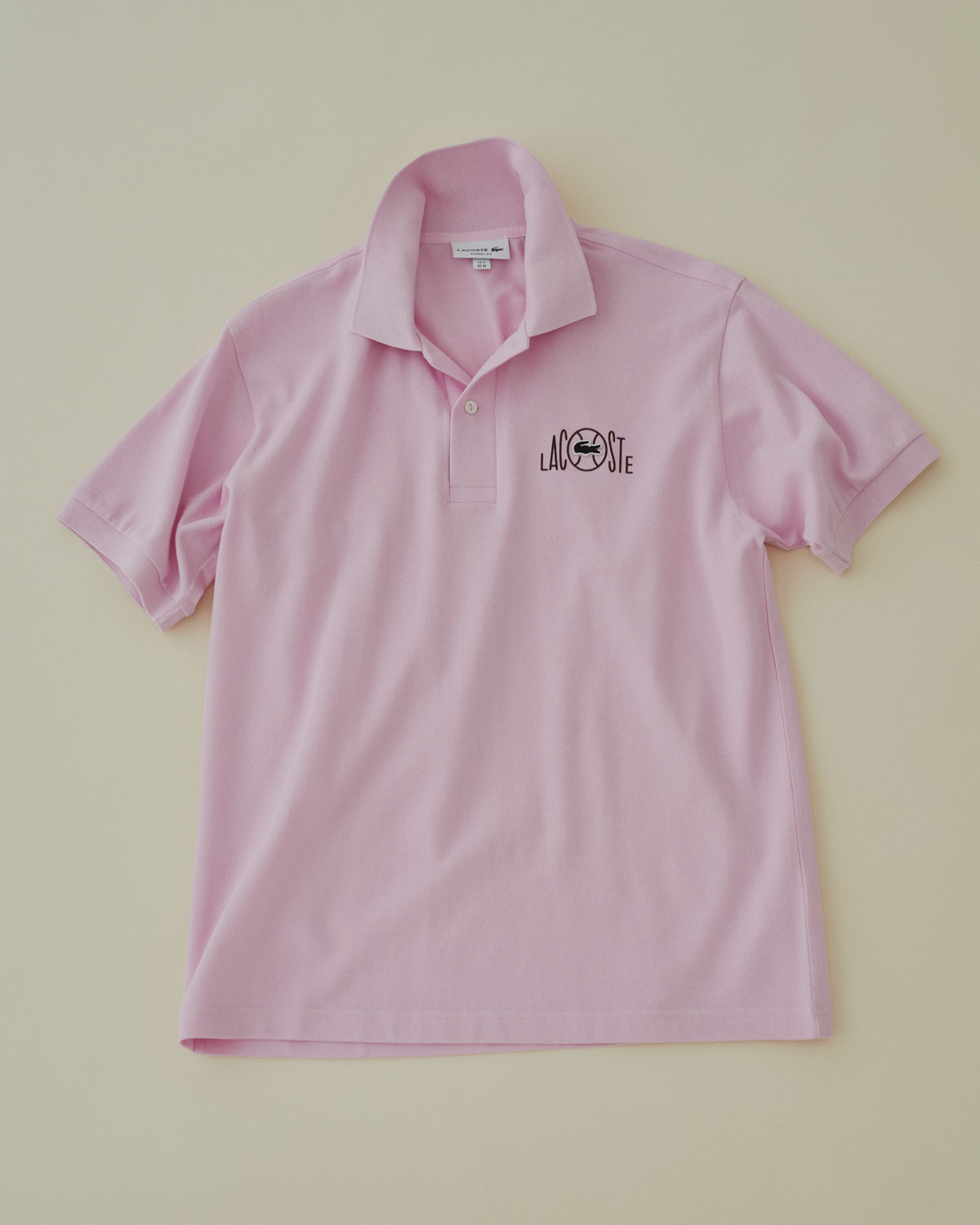 ラコステのグラフィックロゴポロシャツ