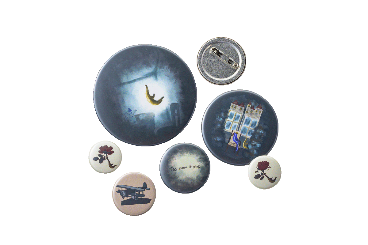 〈SHINYAKOZUKA〉の缶バッジ