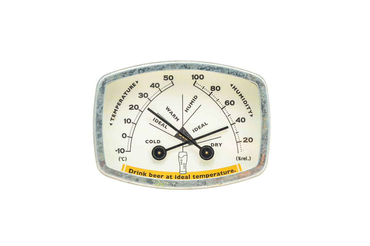 〈DULTON〉の温湿度計