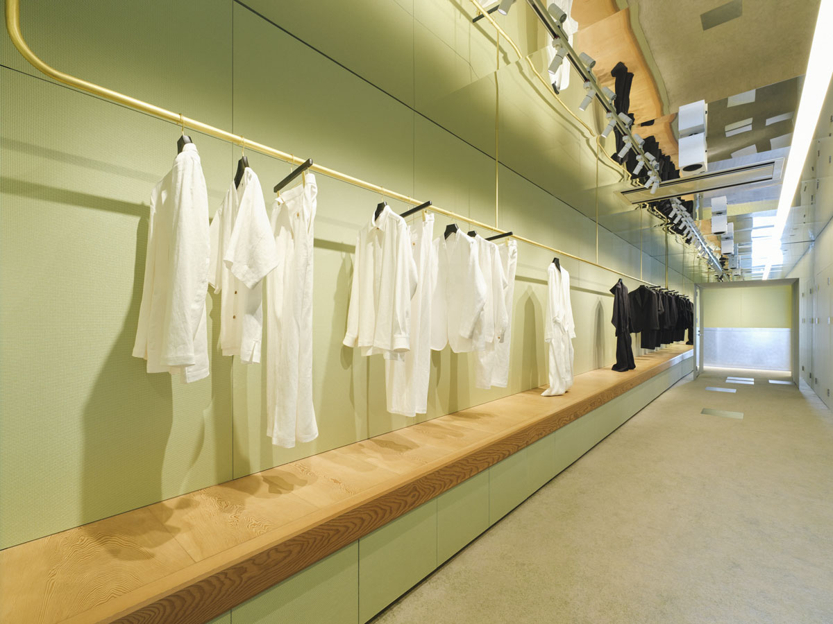 〈HOSOO MEN〉京都の内観