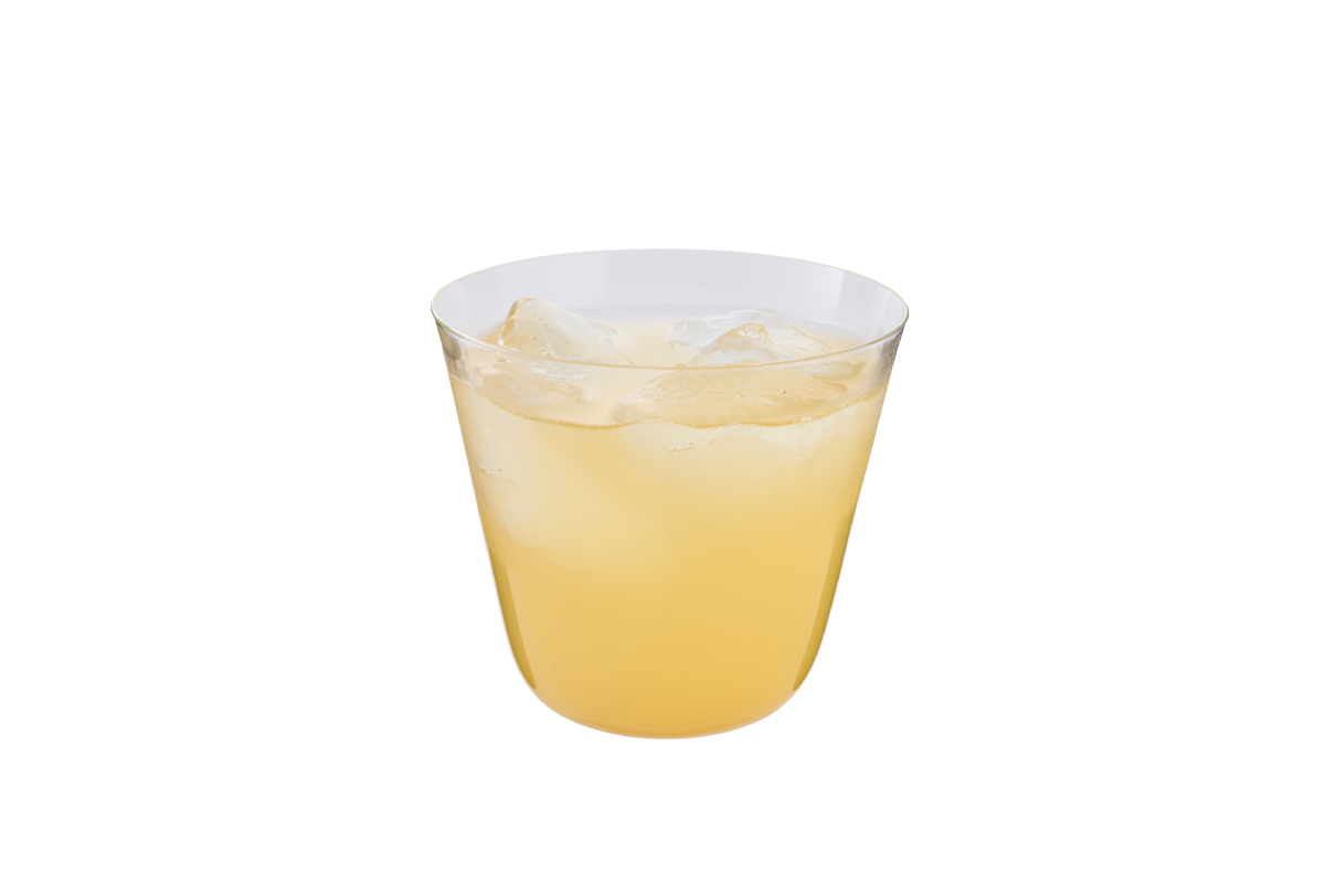 〈日影茶屋〉の生姜シロップ「姜吹」のソーダ割り