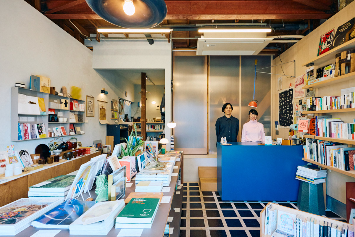 Zelt Bookstoreの店内