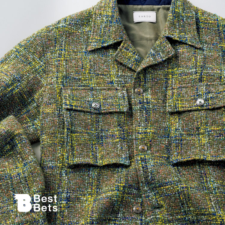 〈サルト〉のミリタリーオーバーシャツ