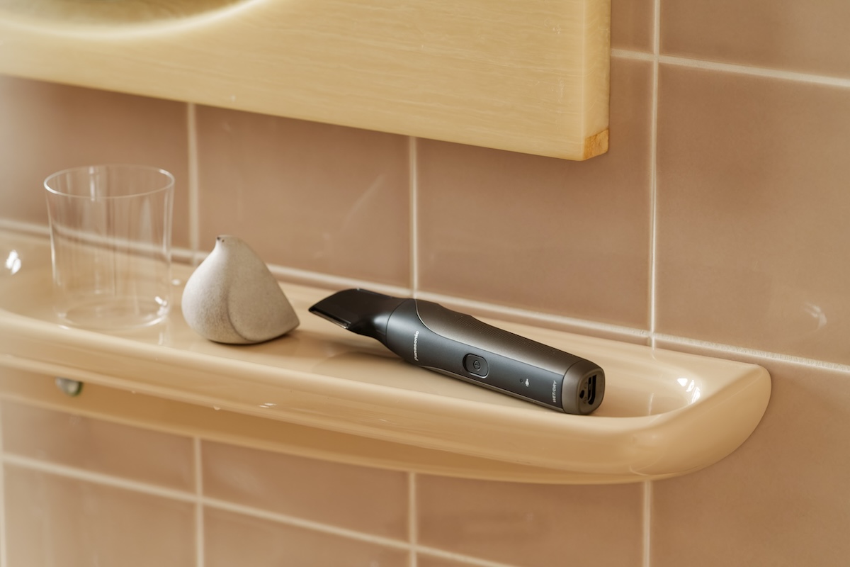 〈Panasonic〉のボディトリマーは防水設計