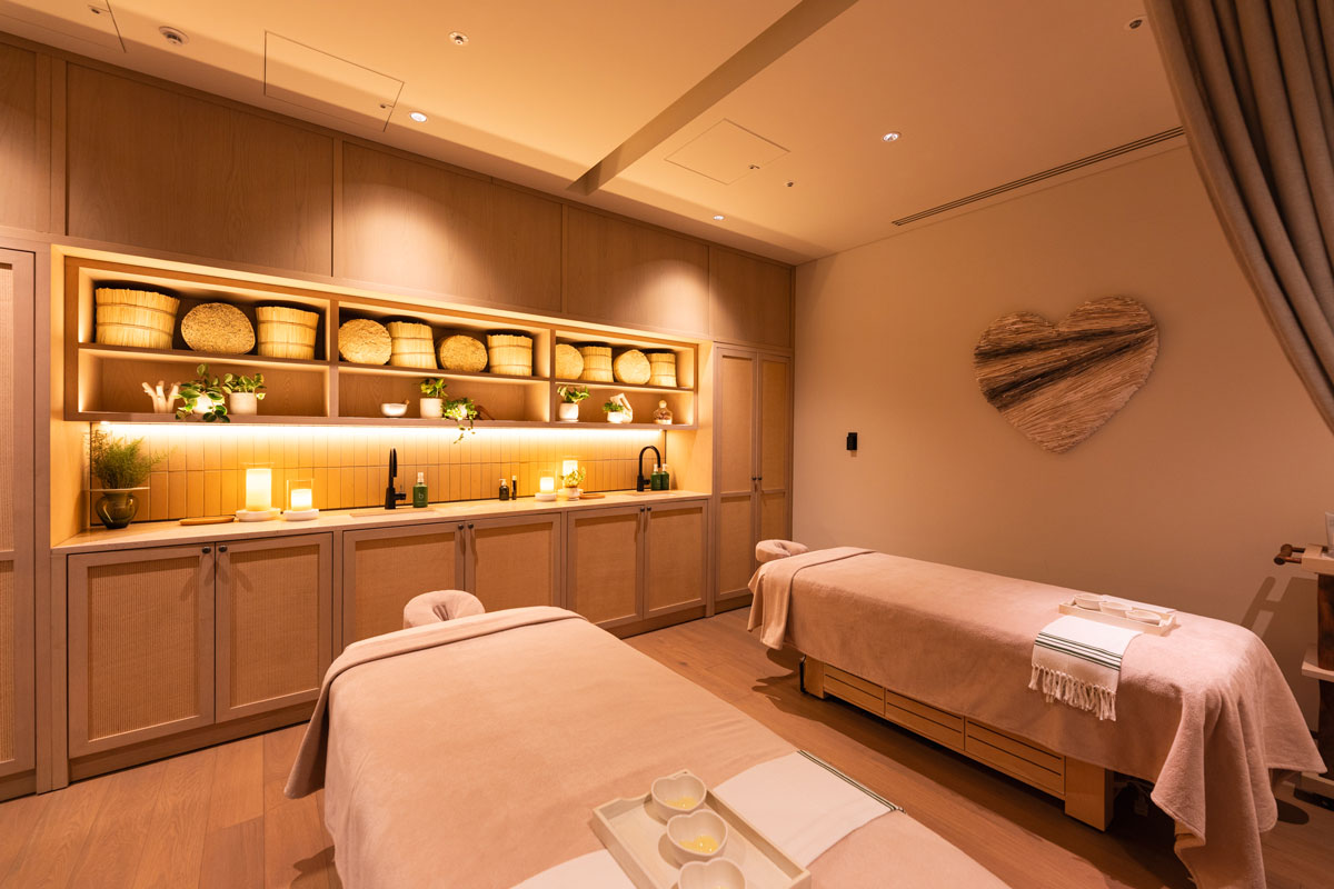 bamford WELLNESS SPAのトリートメントルーム