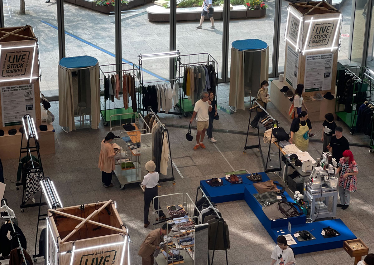 「LIVE STOCK MARKET」の会場