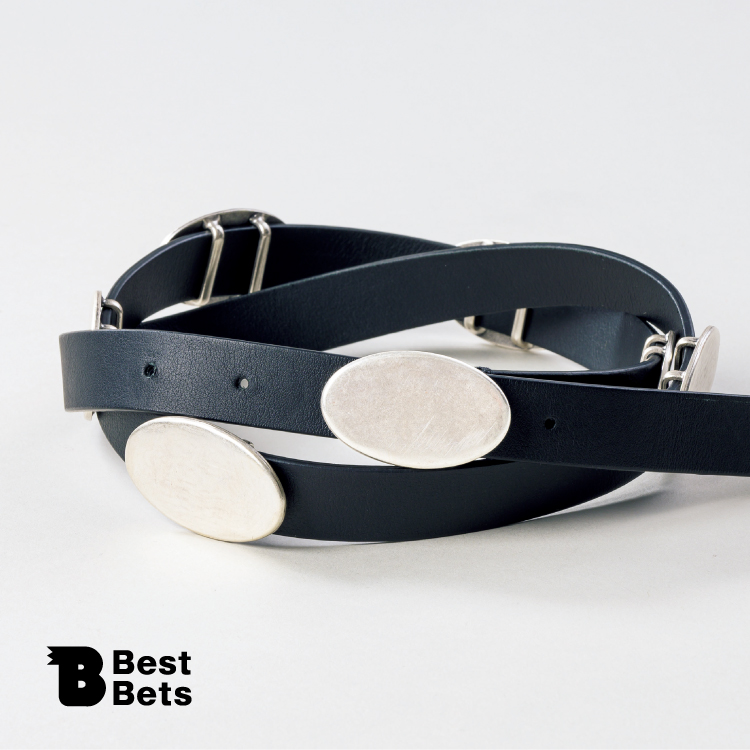 自在にアレンジ可能。〈Anderson's for Steven Alan〉のベルト：Brutus Best Bets