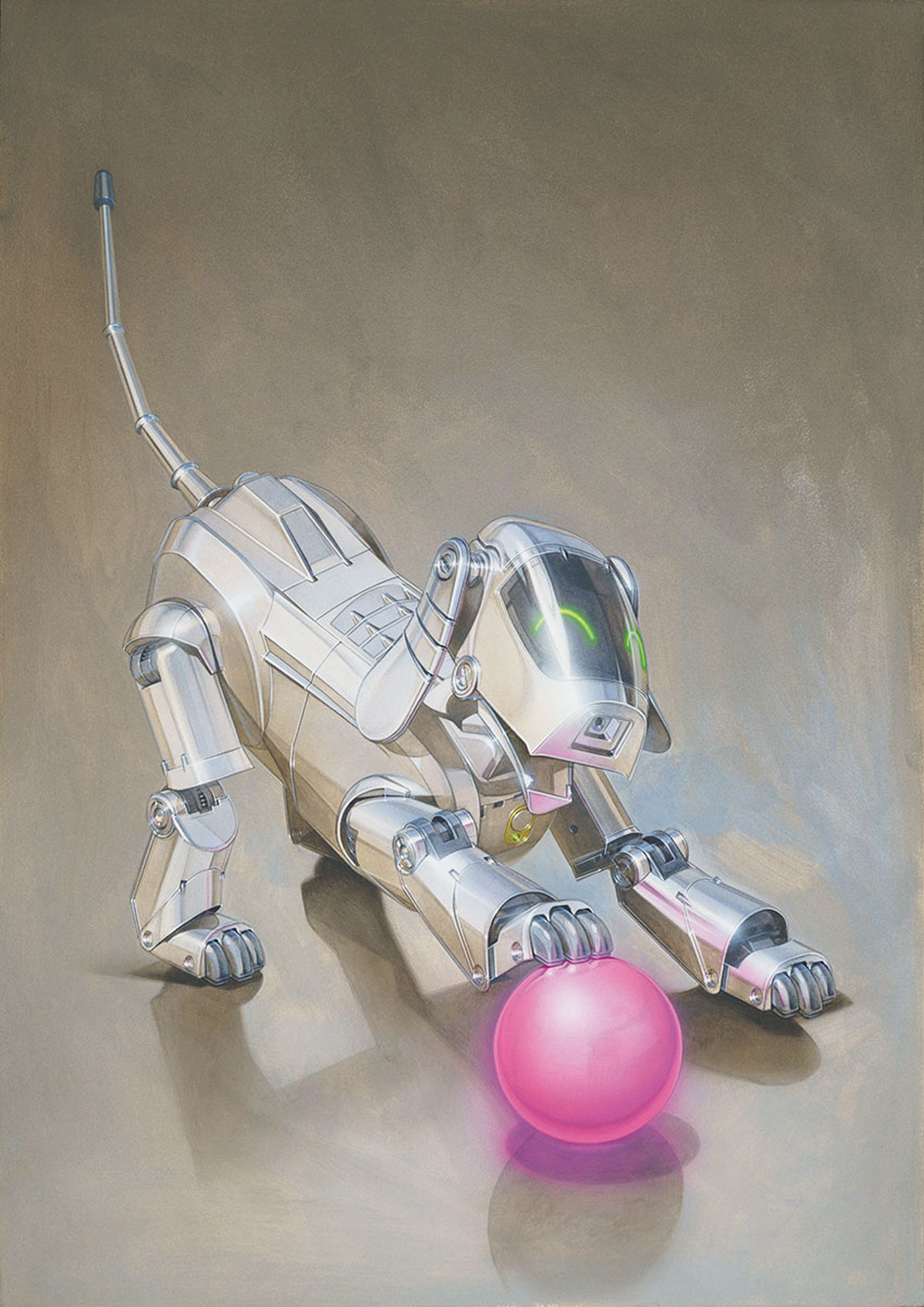 Untitled (1999) ペットロボット「AIBO」のデザイン原画