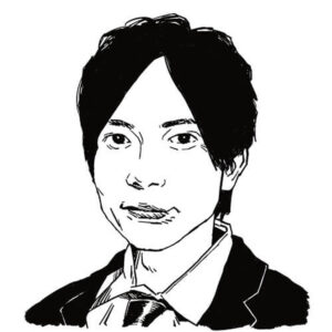 お笑い芸人・板倉俊之さんイラスト