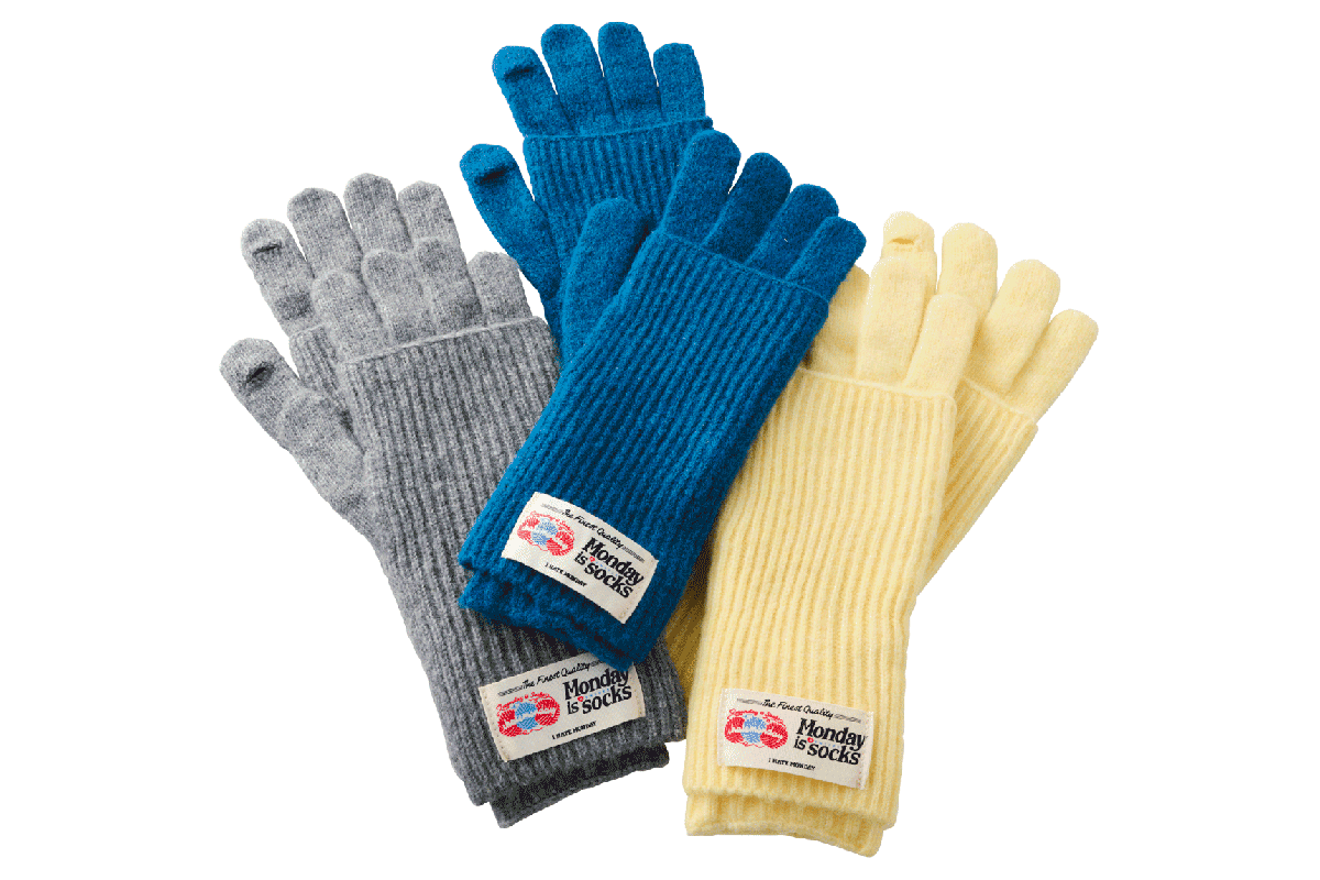 〈I Hate Monday〉の手袋