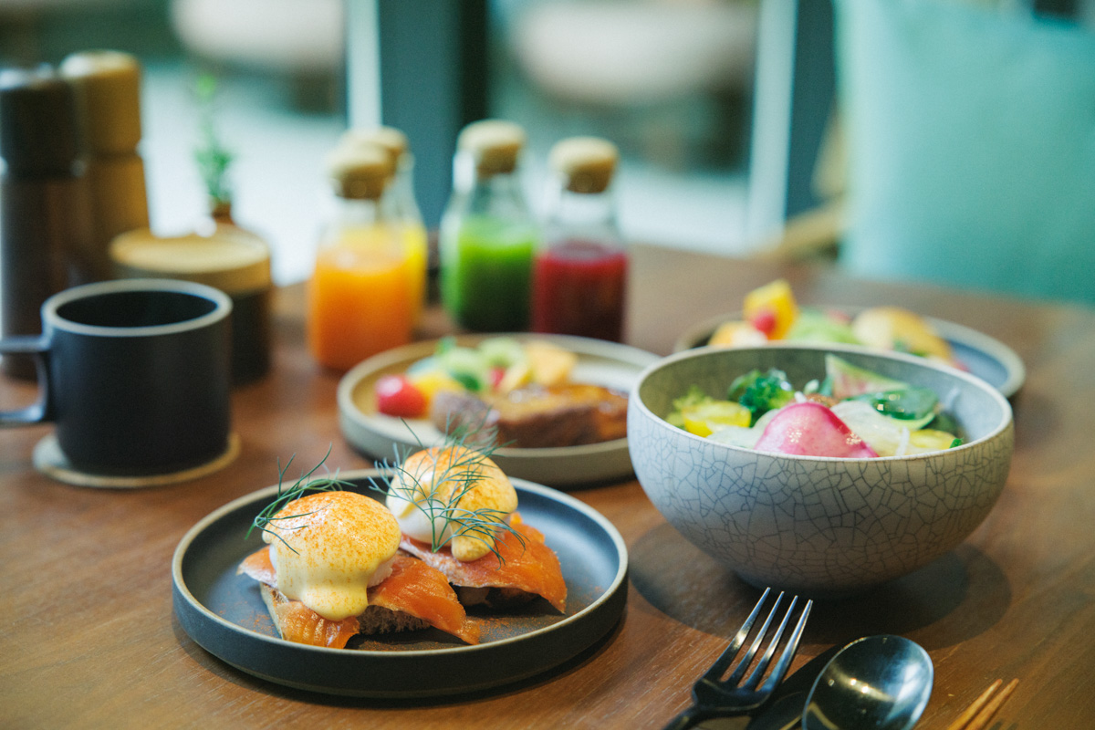 〈シックスセンシズ 京都〉での朝食
