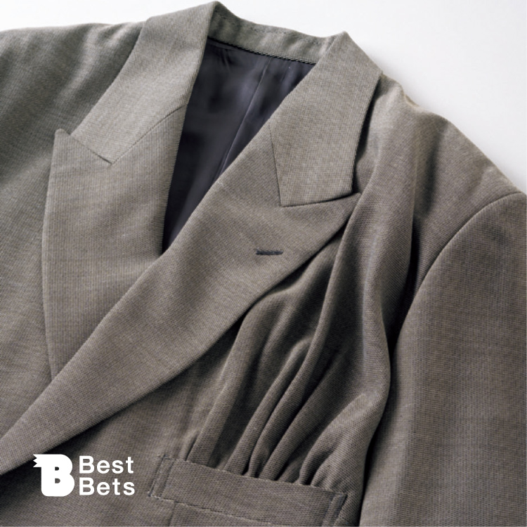 完成を崩すという設計。〈SOSHIOTSUKI〉のテーラードジャケット：Brutus Best Bets