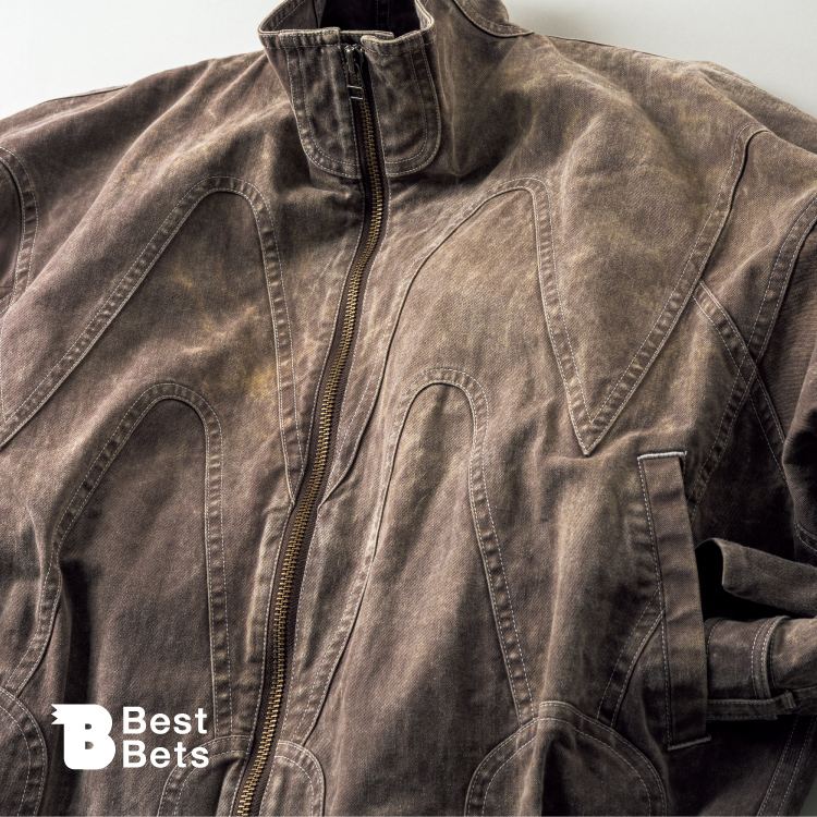 陶芸家の作品が着想源。〈IM MEN〉のブルゾン：Brutus Best Bets