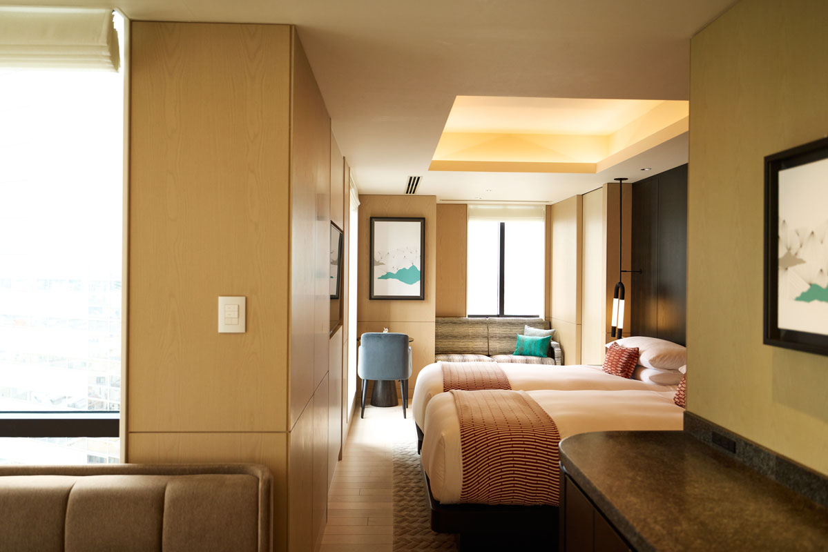 プレミアムスイートツインの客室