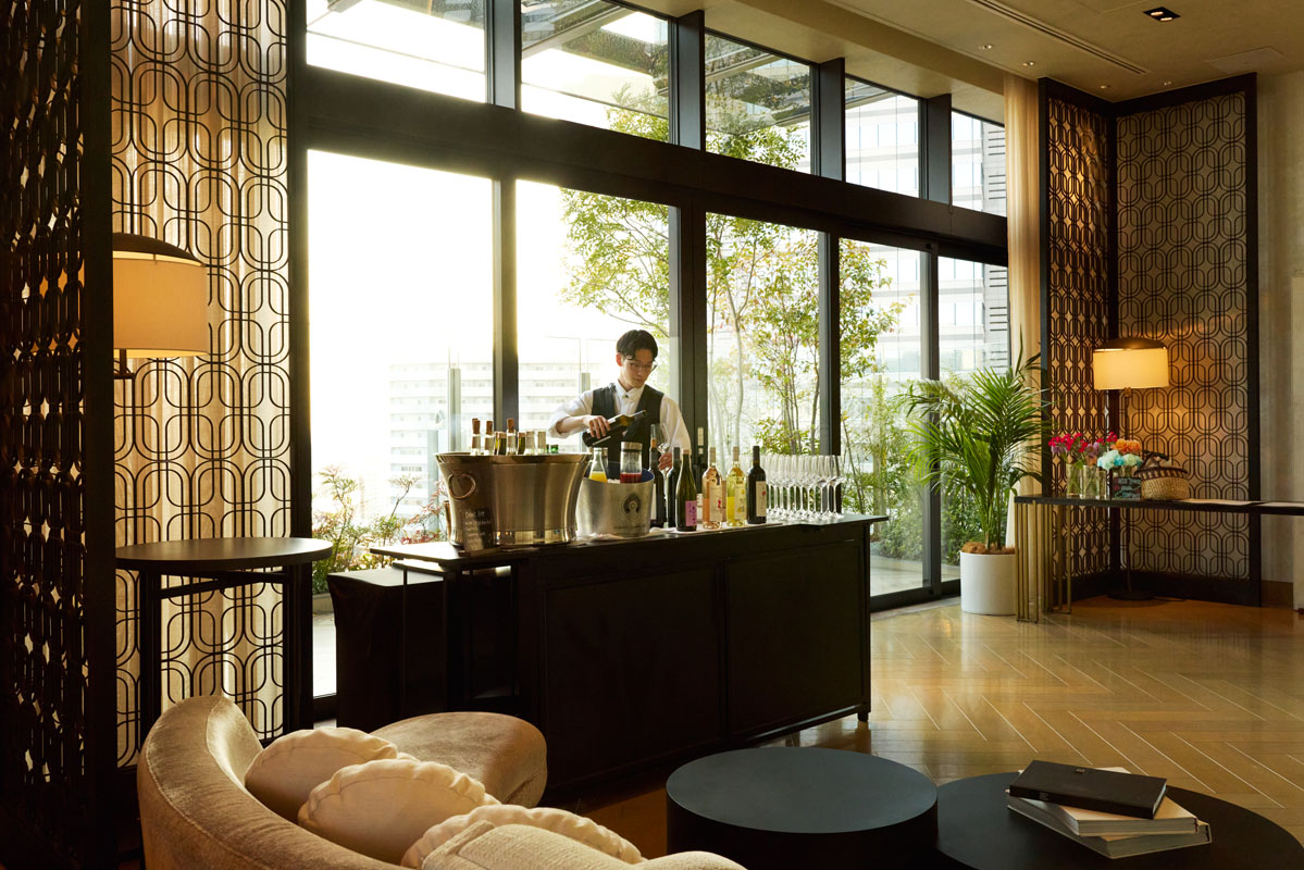 マルチファンクションスペースで開催された「イブニングソーシャルアワー」の様子