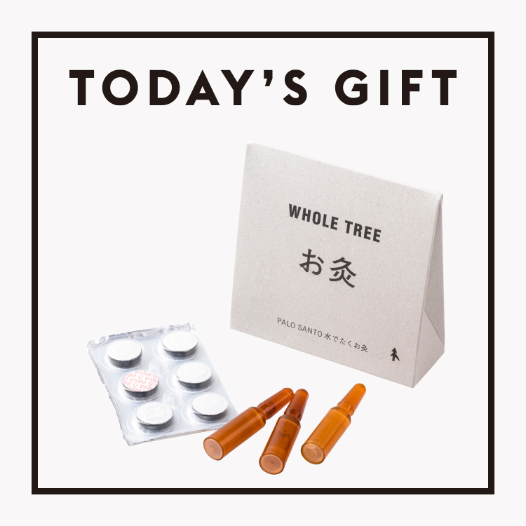 〈WHOLE TREE〉のお灸