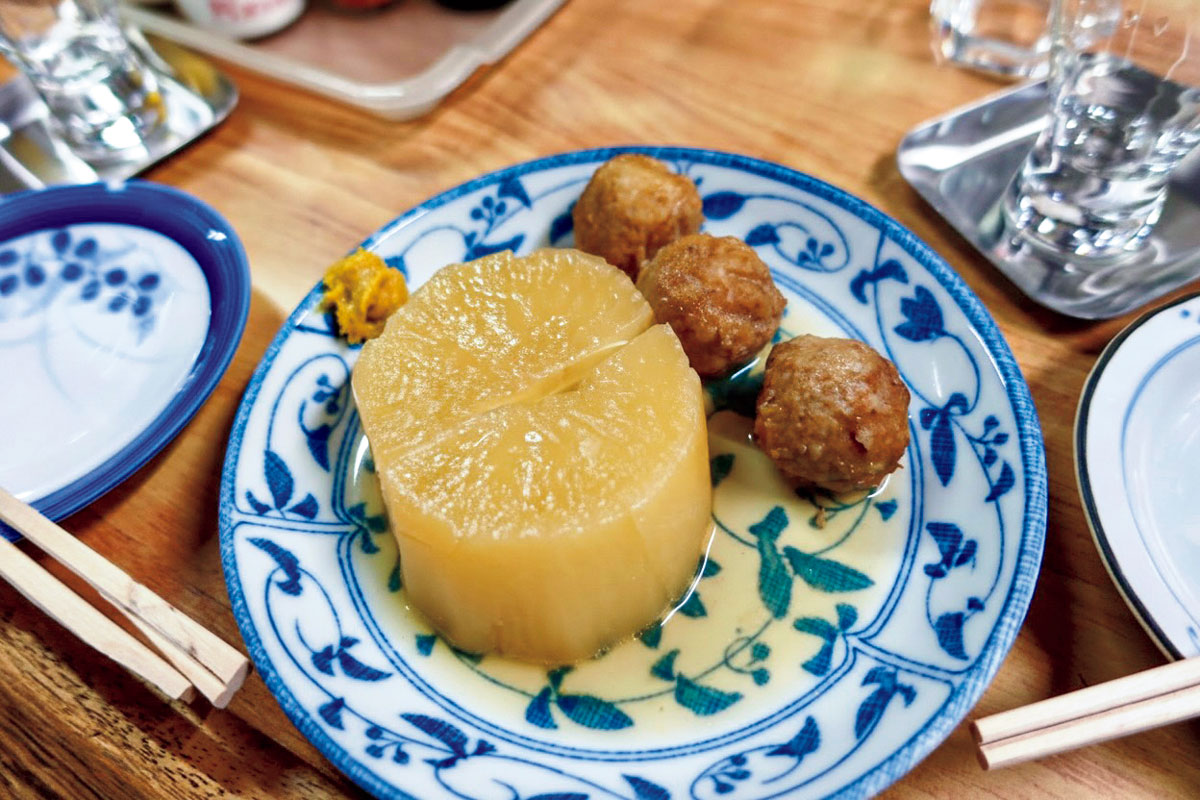 稲田酒店のおでん