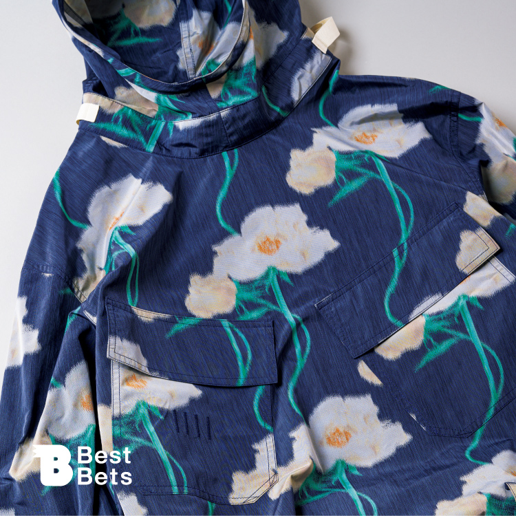 武骨さに、花を添える。〈KENZO〉のアノラック：Brutus Best Bets