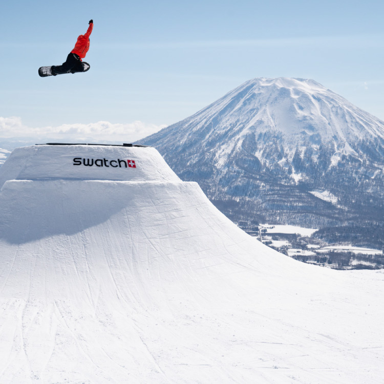 「Swatch Nines Snow 2026」の会場