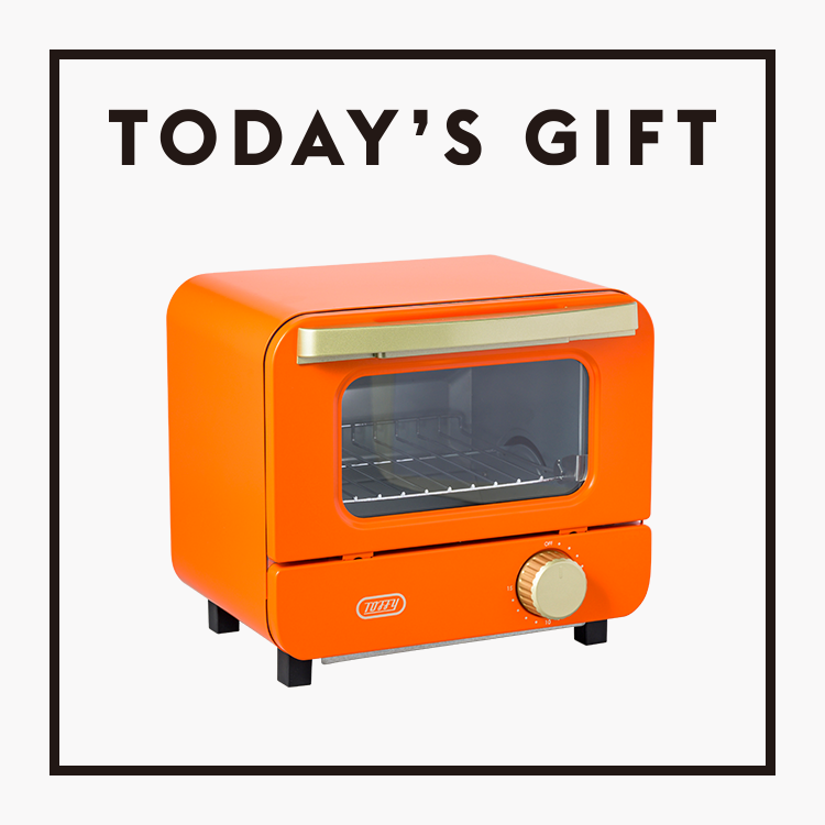 【今日のギフト】コンパクトなキッチンに嬉しい。〈Toffy〉のオーブントースター