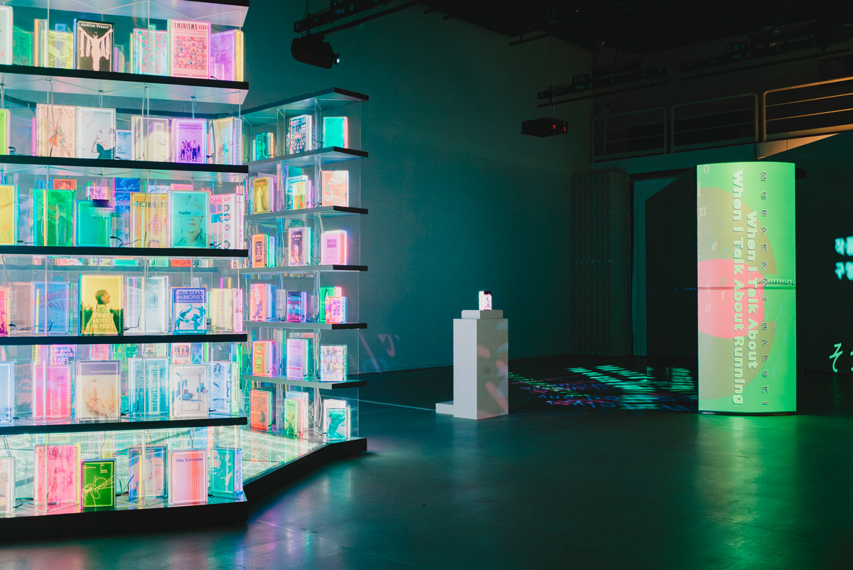 現代美術とのコラボレーションしたメディアアート