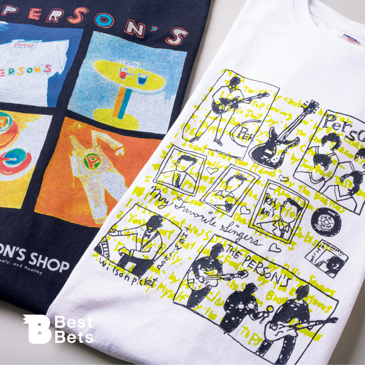 あの時代の広告ビジュアルを大胆にプリント。〈PERSON'S SHOP〉のTシャツ：Brutus Best Bets