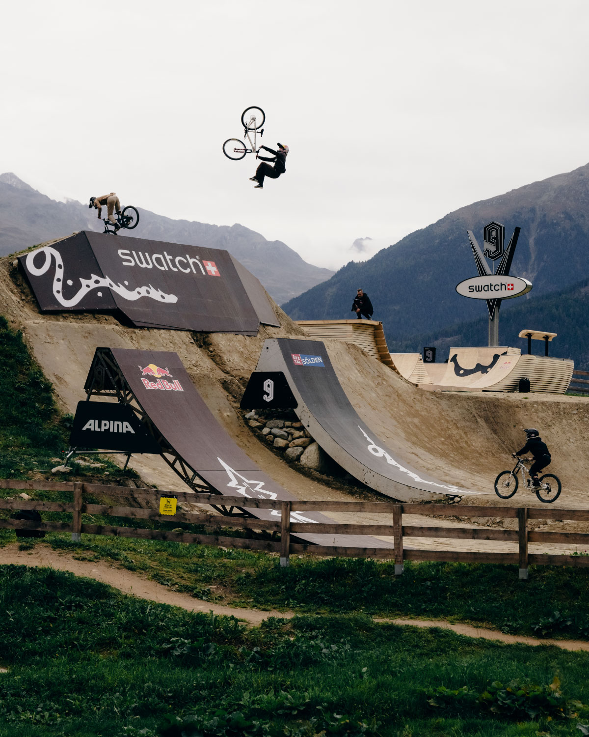 「Swatch Nines Bike」の様子。