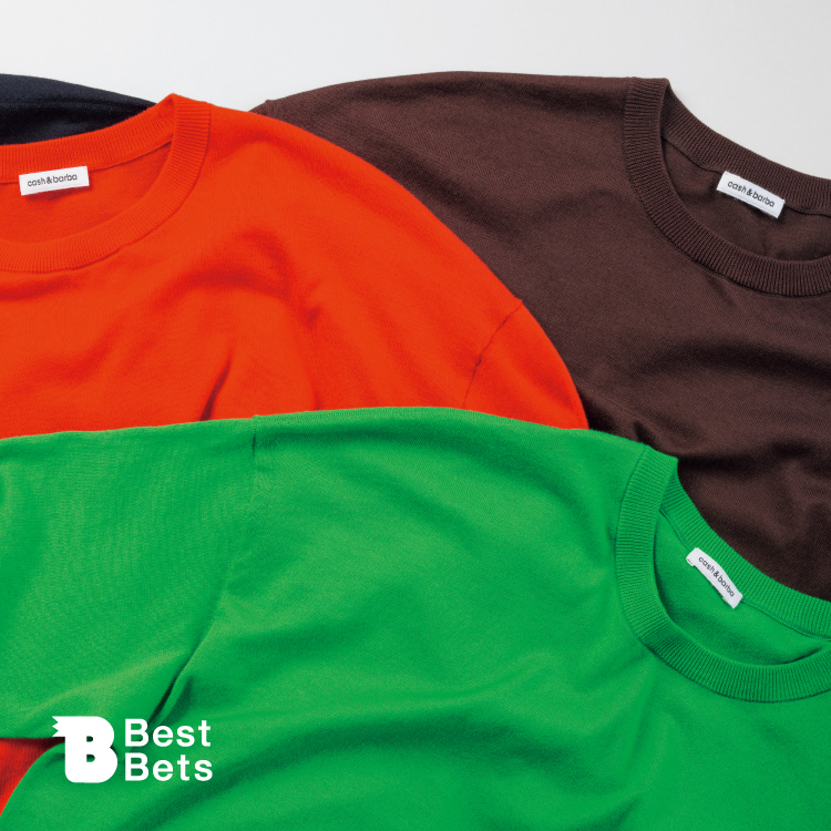 最高綿で楽しむ日常着。〈cash & barba〉の半袖ニット：Brutus Best Bets