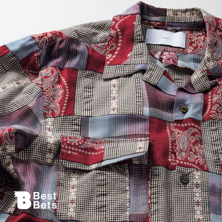 異なるパターンの共存。〈SUGARHILL〉のシャツ：Brutus Best Bets