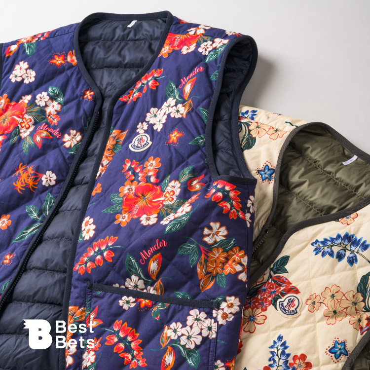 リバーシブルで気分転換。〈MONCLER〉のダウンベスト：Brutus Best Bets