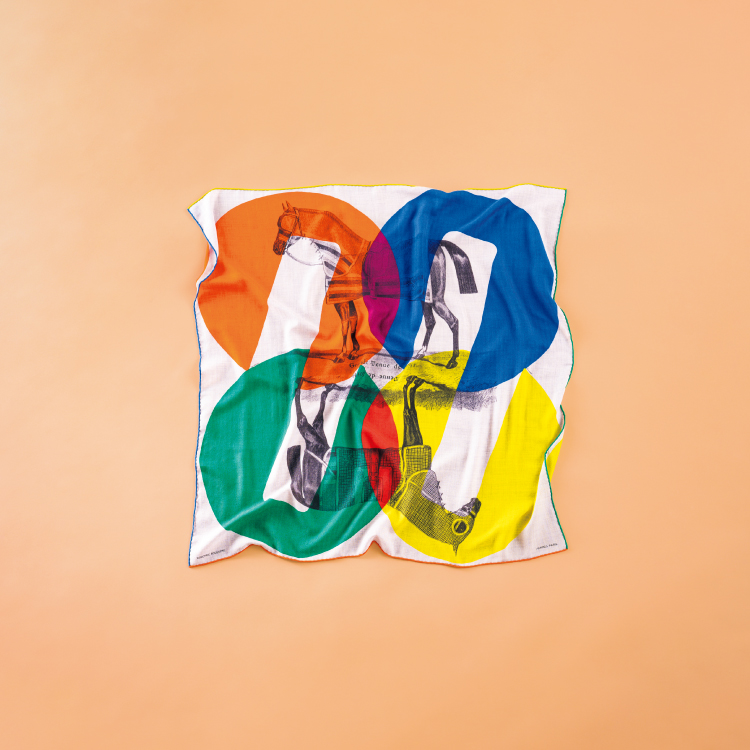 「WELL-MADE」Vol.4 〈HERMÈS〉のスカーフ「カレH 100」