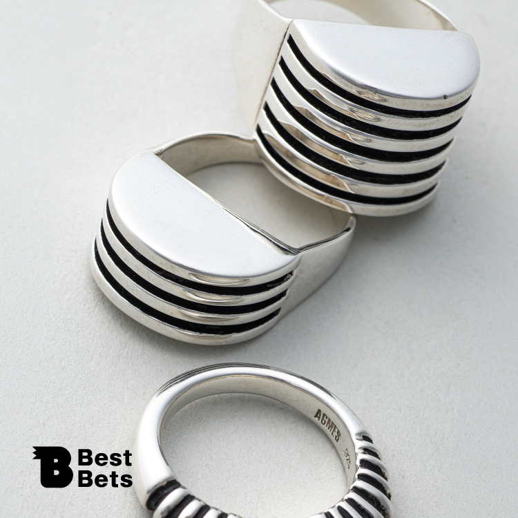 シンプルなのに、造形美。〈AGMES〉のリング：Brutus Best Bets