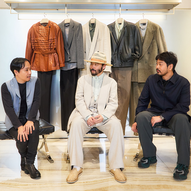 ジョルジオ・アルマーニが残したもの。現代の東京ファッションを牽引する3人が語る、その革新とアーカイブ
