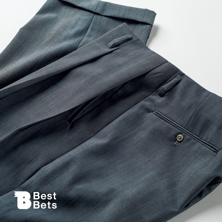 “ぶかぶか”を、美しく穿く。〈saby〉のUSトラウザー：Brutus Best Bets