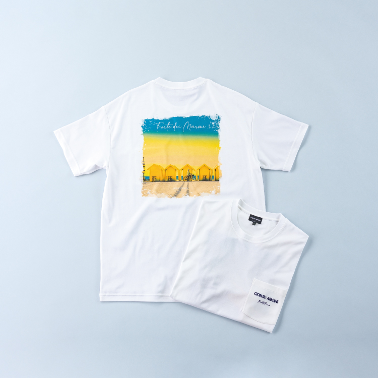 「WELL-MADE」Vol.6 〈GIORGIO ARMANI〉「マーレ コレクション」のプリントTシャツ