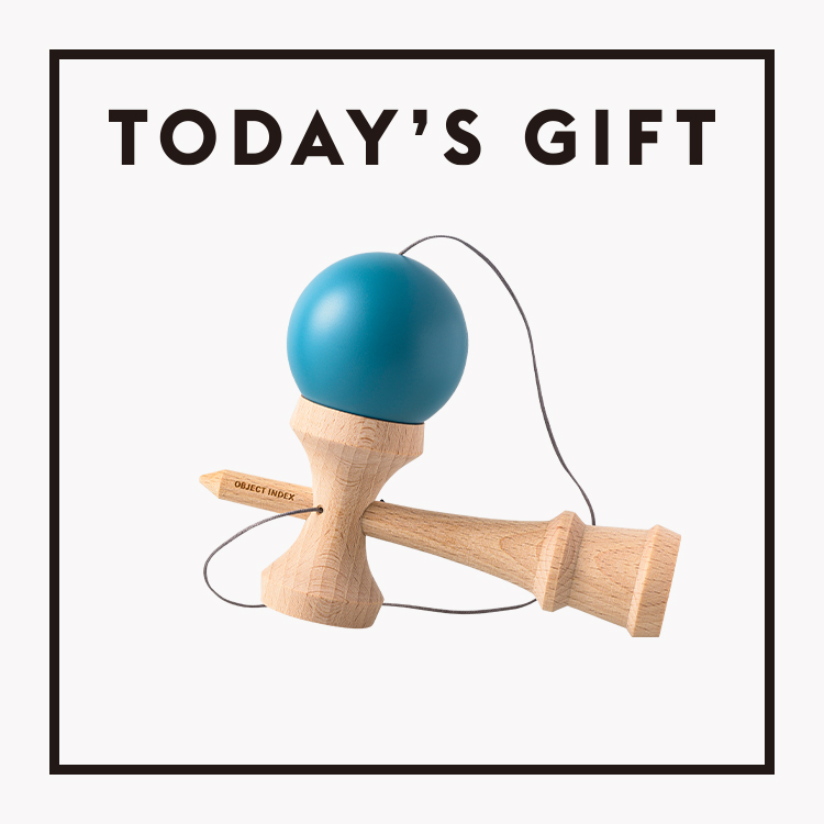 【今日のギフト】オブジェとしての存在感も。〈OBJECT INDEX〉のけん玉